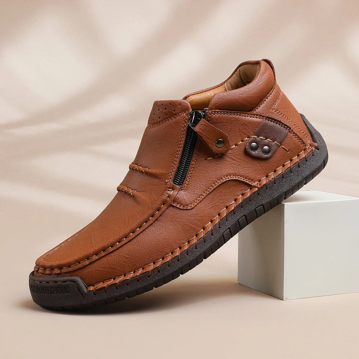 Chaussures en cuir faites à la main, alliant confort et caractère | BARTON™